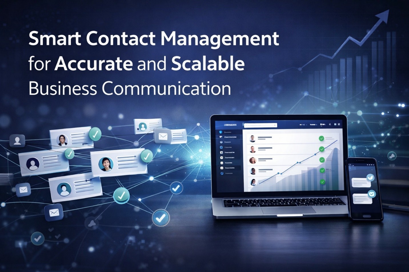 WhatsApp automation for contact management showing organized contact lists, bulk messaging, and targeted communication for businesses