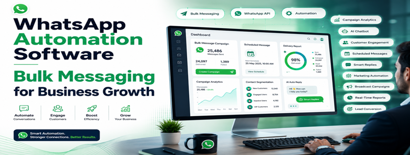 Bulk Messaging for Businesses using WhatsApp automation software